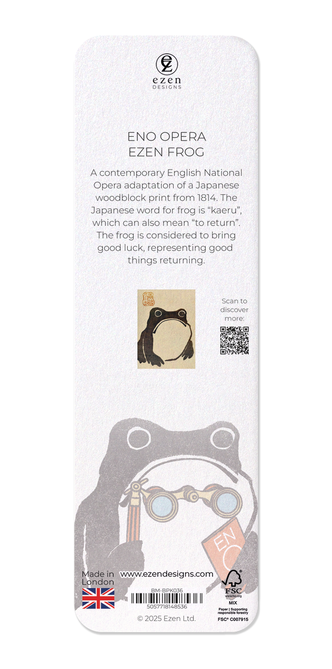 Ezen Designs - ENO Opera Ezen Frog - Bookmark - Back