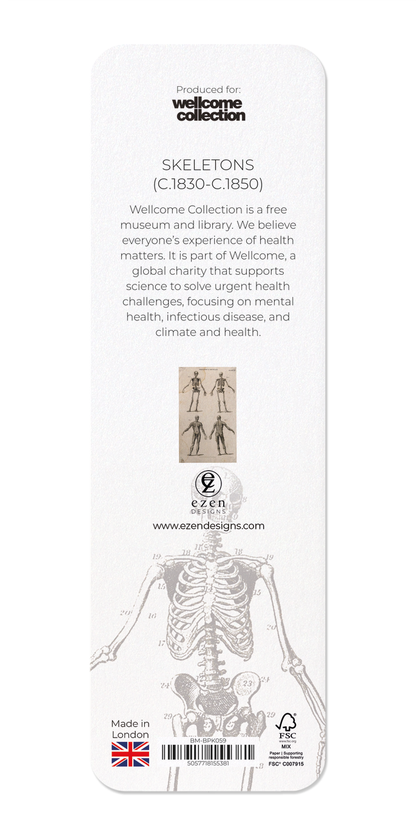 Ezen Designs - Skeletons (C.1830-C.1850) - Bookmark - Back
