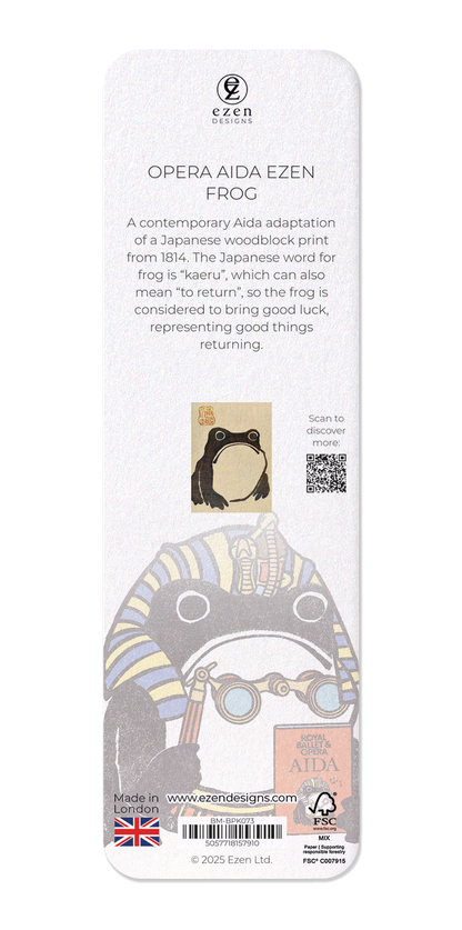 Ezen Designs - Opera Aida Ezen Frog - Bookmark - Back