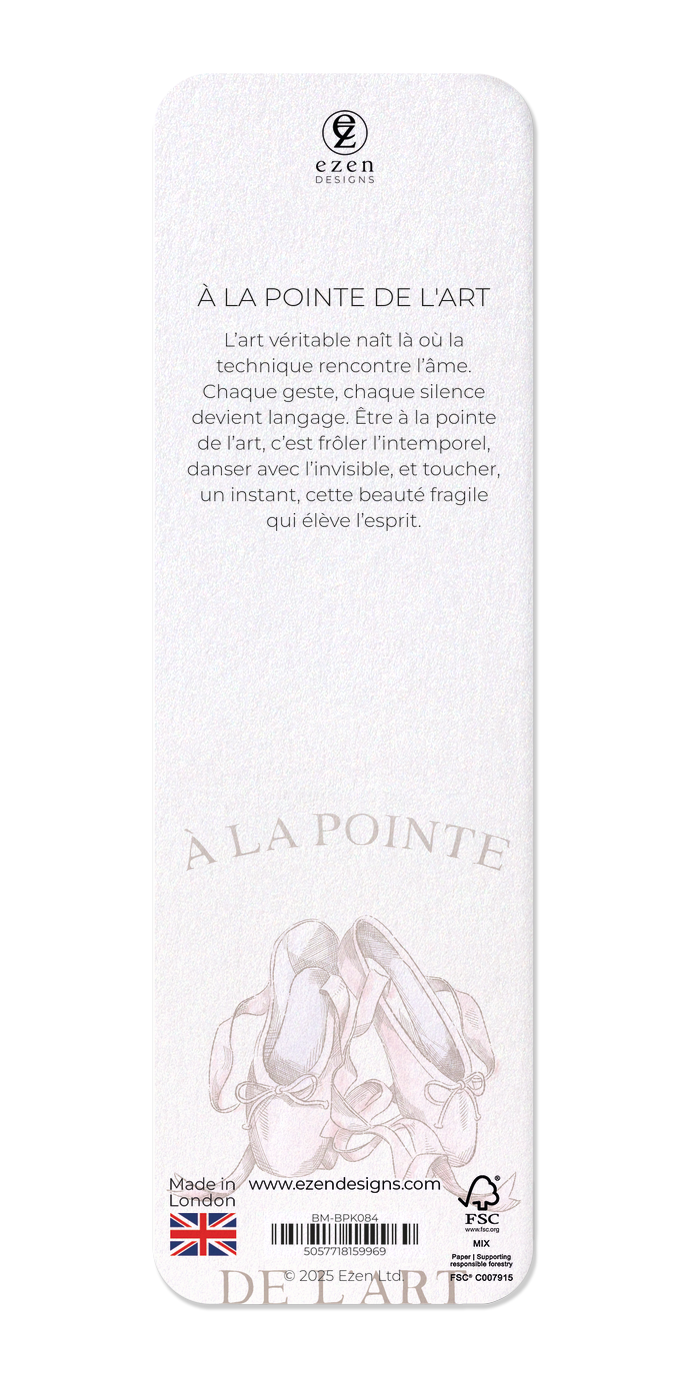Ezen Designs - À la pointe de l'art - Bookmark - Back