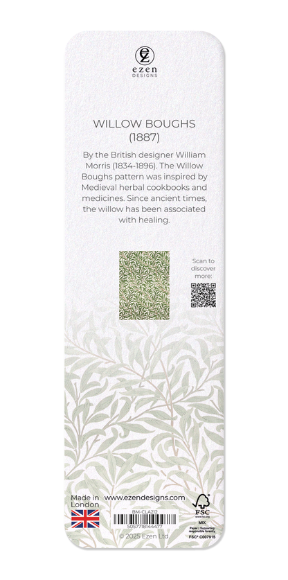 Ezen Designs - Willow boughs (1887) - Bookmark - Back