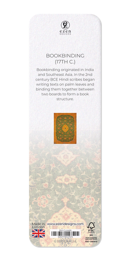Ezen Designs - Bookbinding (17th C.) - Bookmark - Back