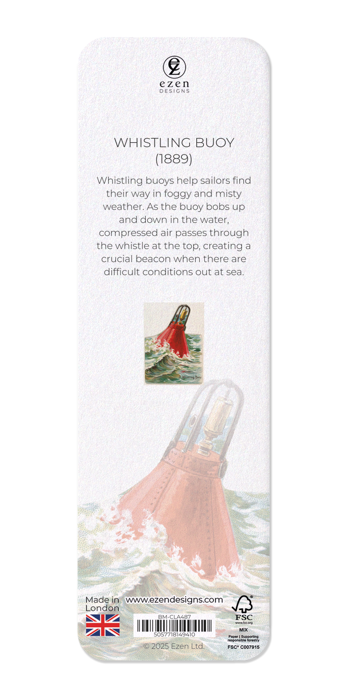 Ezen Designs - Whistling Buoy (1889) - Bookmark - Back