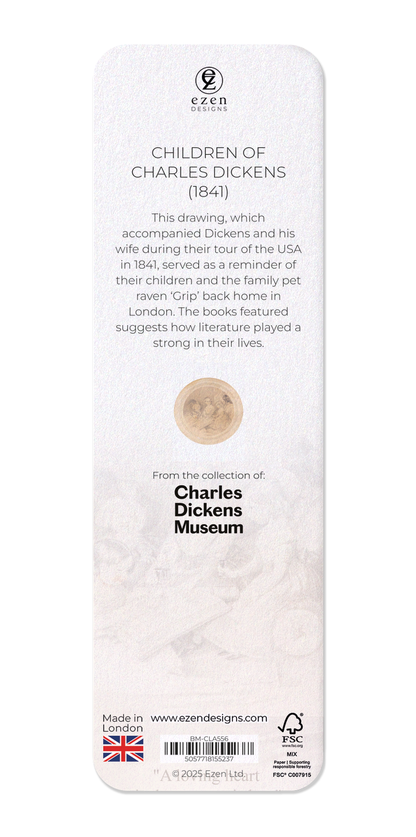 Ezen Designs - Children of Charles Dickens (1841) - Bookmark - Back