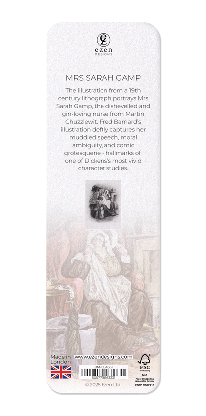 Ezen Designs - Mrs Sarah Gamp - Bookmark - Back