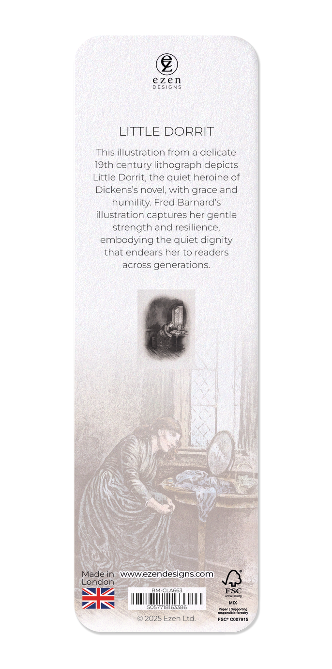 Ezen Designs - Little Dorrit - Bookmark - Back