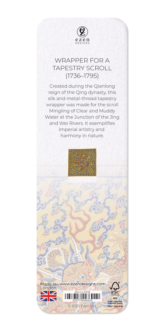 Ezen Designs - Wrapper for a Tapestry Scroll (1736–1795) - Bookmark - Back