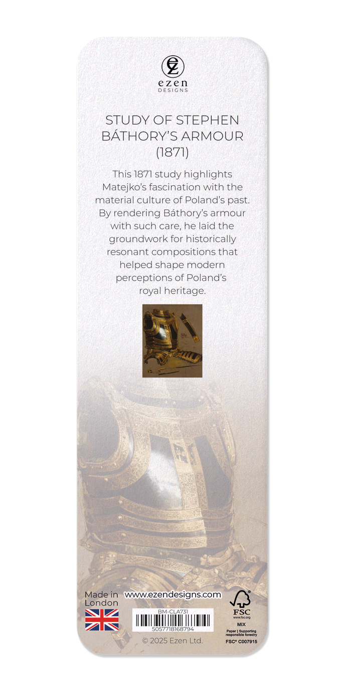 Ezen Designs - Study of Stephen Báthory’s Armour (1871) - Bookmark - Back
