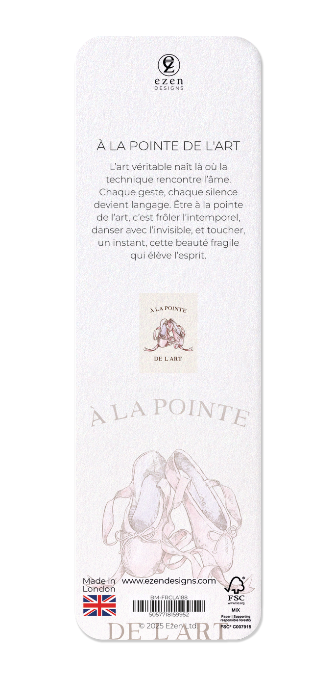 Ezen Designs - À la pointe de l'art - Bookmark - Back