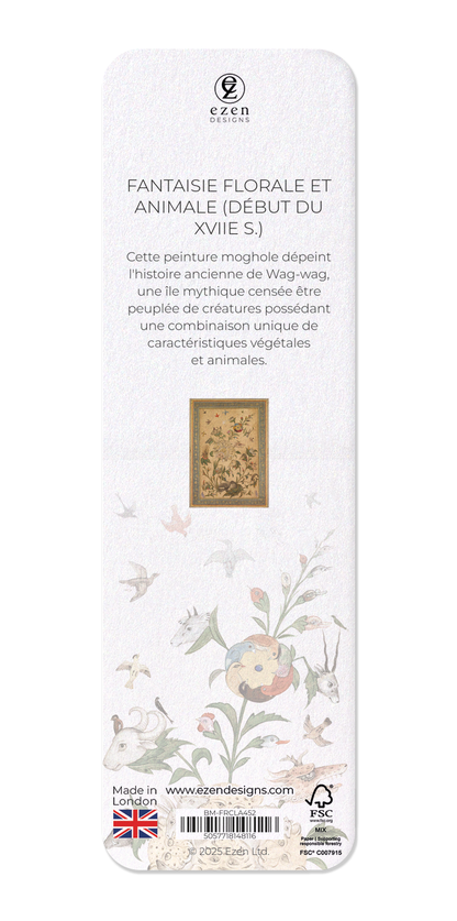 Ezen Designs - FANTAISIE FLORALE ET ANIMALE (DÉBUT DU XVIIe S.) - Bookmark - Back