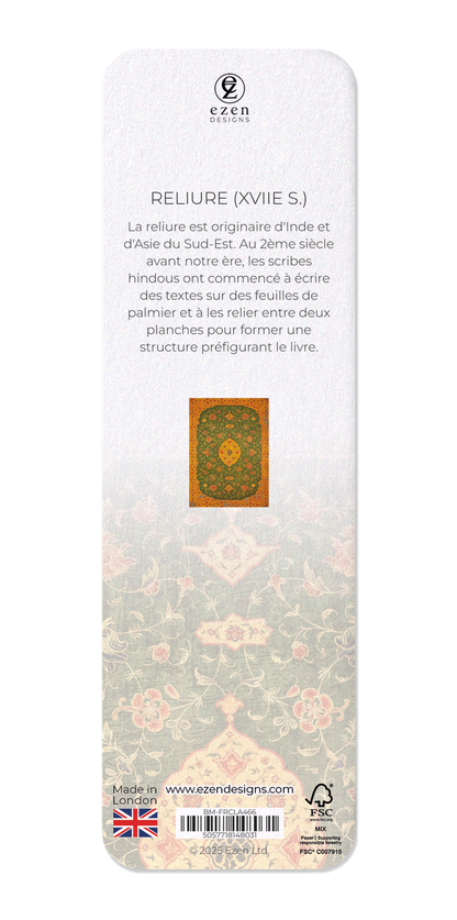 Ezen Designs - RELIURE (XVIIe S.) - Bookmark - Back