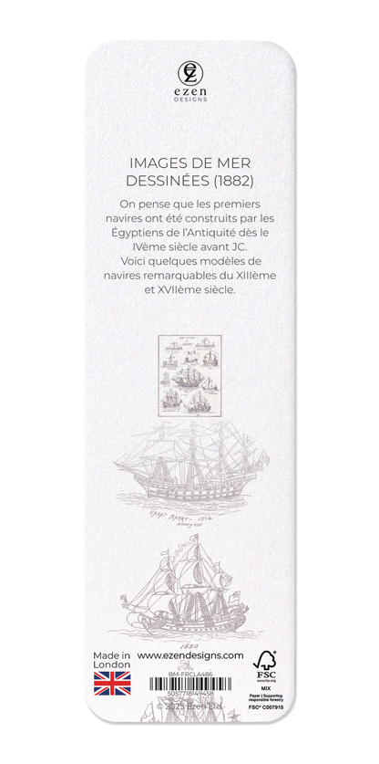 Ezen Designs - Images de Mer Dessinées (1882) - Bookmark - Back