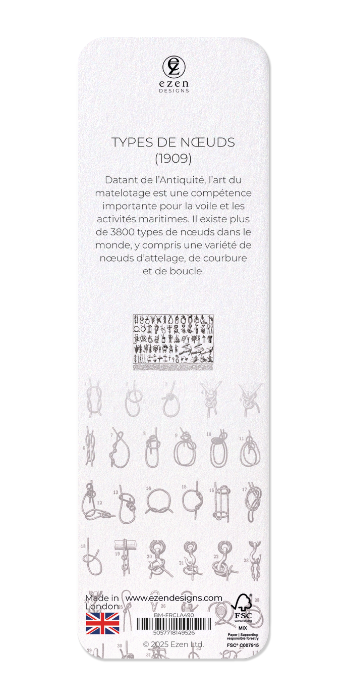 Ezen Designs - Types de Nœuds (1909) - Bookmark - Back