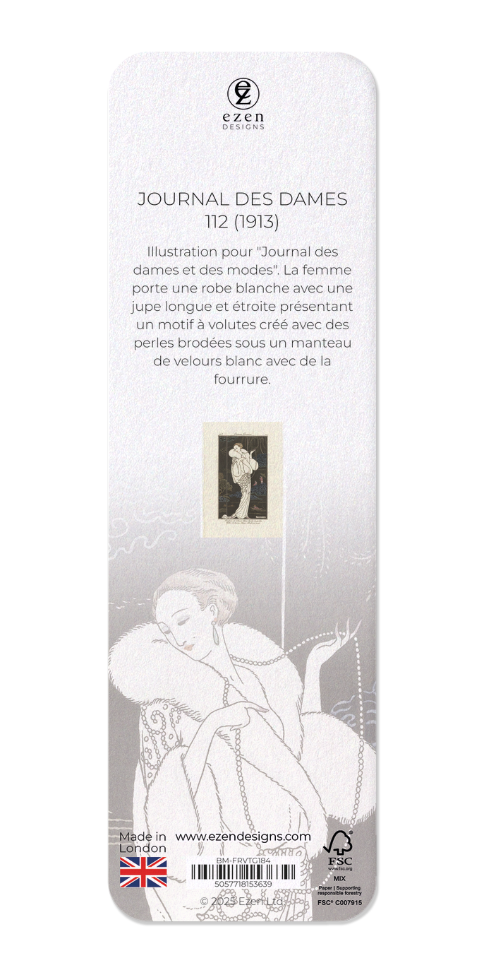 Ezen Designs - Journal des Dames 112 (1913) - Bookmark - Back