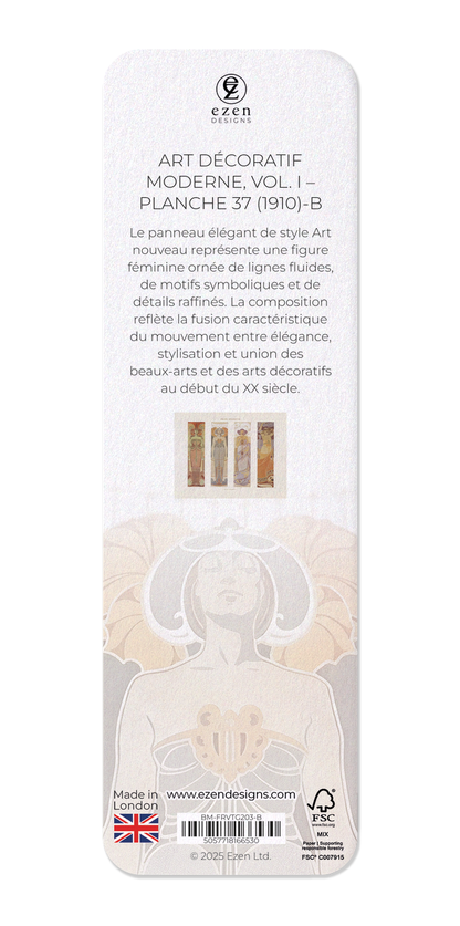 Ezen Designs - Art décoratif moderne, Vol. I – Planche 37 (1910)-B - Bookmark - Back