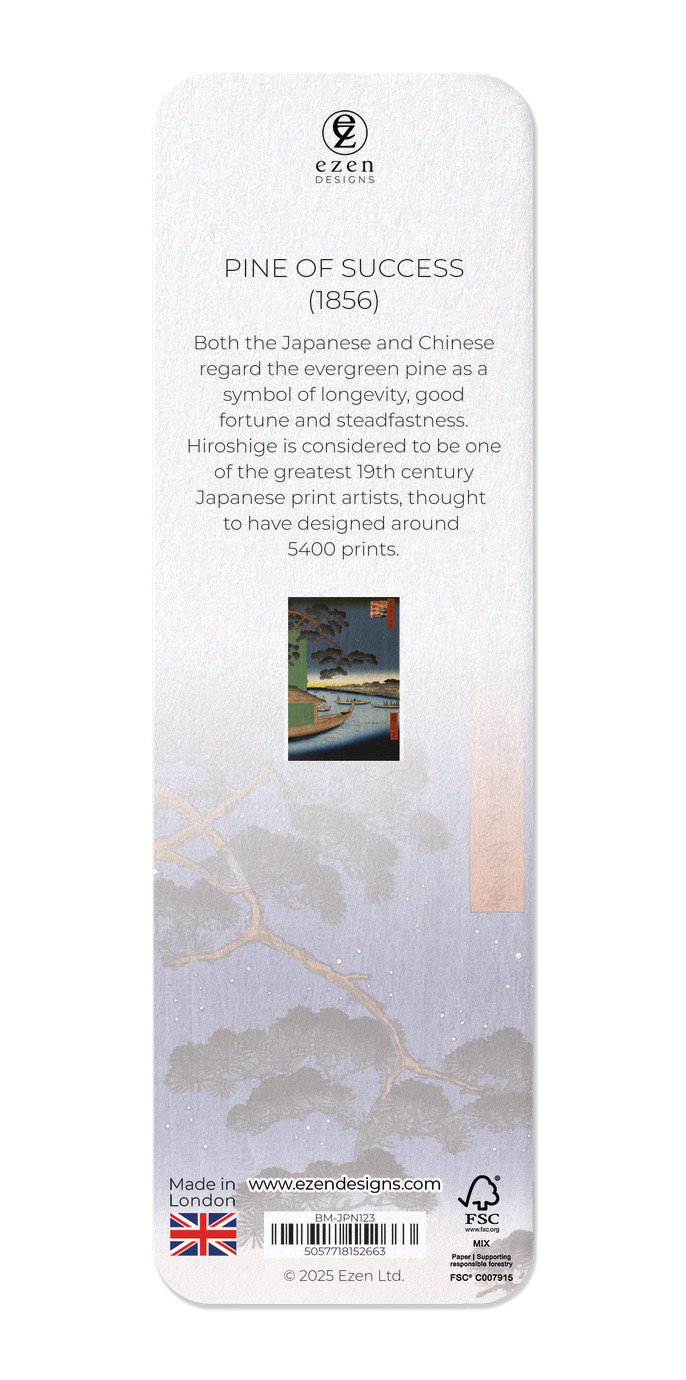 Ezen Designs - Pine of Success (1856) - Bookmark - Back