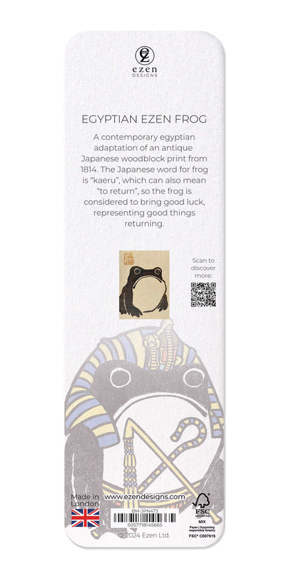 Ezen Designs - Egyptian Ezen Frog - Bookmark - Back