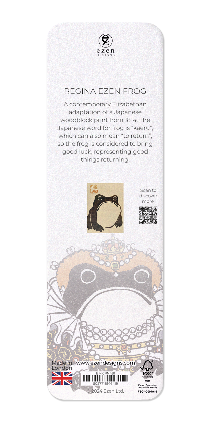 Ezen Designs - Regina Ezen Frog - Bookmark - Back