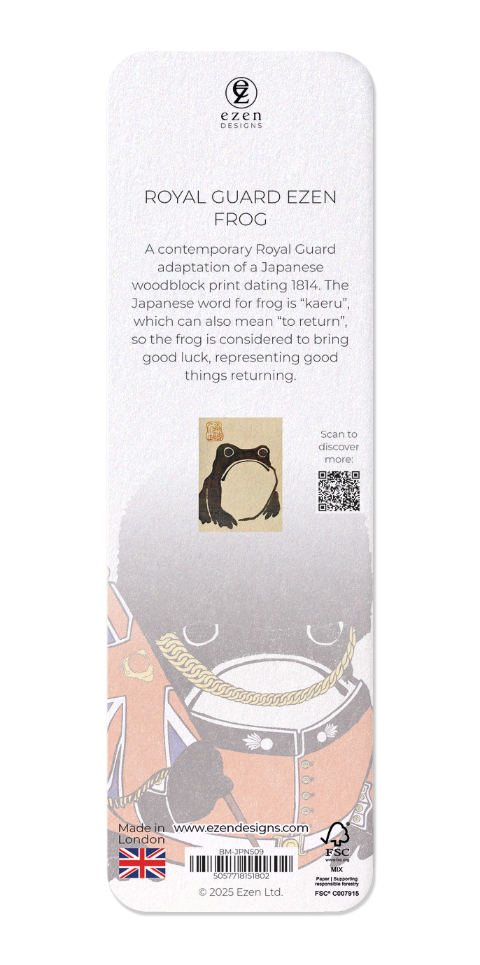 Ezen Designs - Royal Guard Ezen Frog - Bookmark - Back