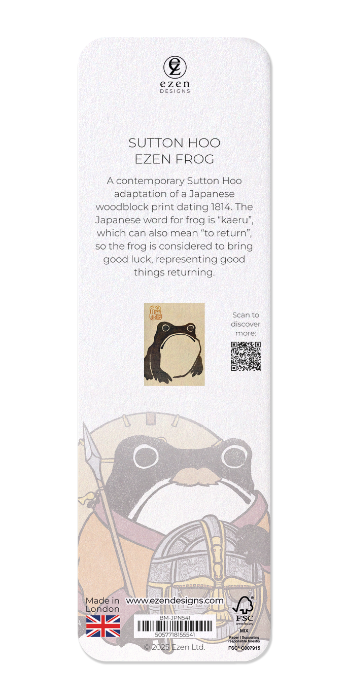 Ezen Designs - Sutton Hoo Ezen Frog - Bookmark - Back