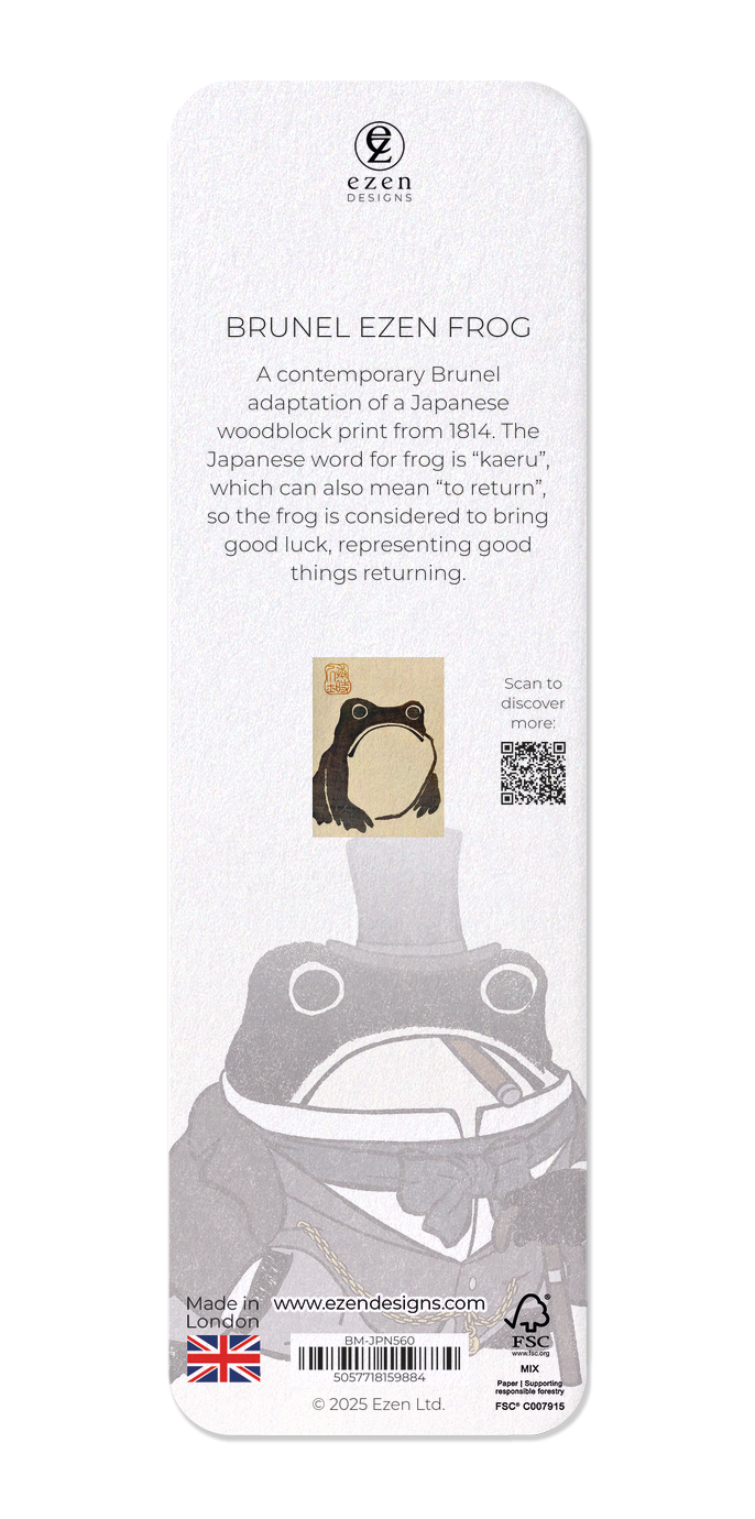 Ezen Designs - Brunel Ezen Frog - Bookmark - Back