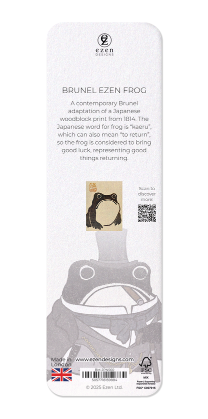 Ezen Designs - Brunel Ezen Frog - Bookmark - Back
