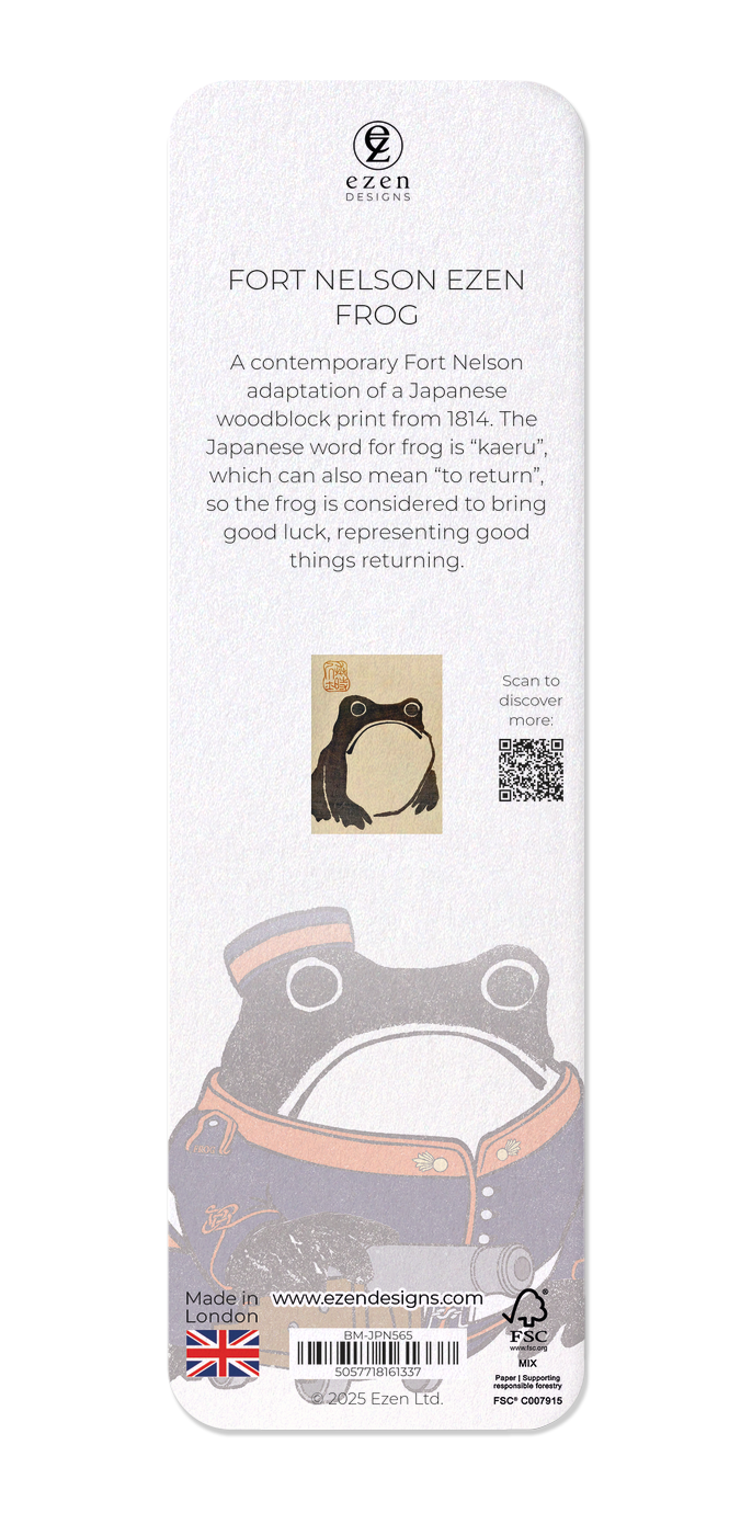 Ezen Designs - Fort Nelson Ezen Frog - Bookmark - Back