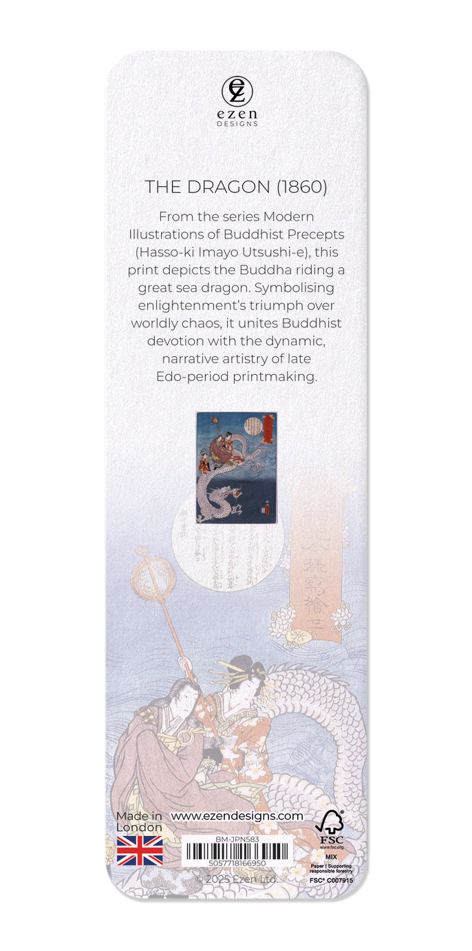 Ezen Designs - The Dragon (1860) - Bookmark - Back