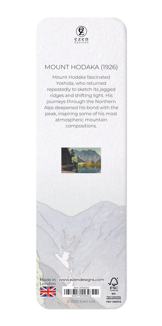 Ezen Designs - Mount Hodaka (1926) - Bookmark - Back