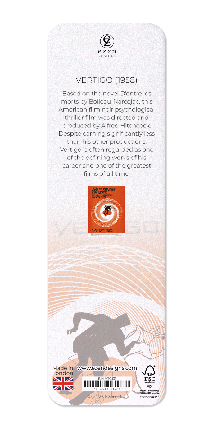 Ezen Designs - Vertigo (1958) - Bookmark - Back