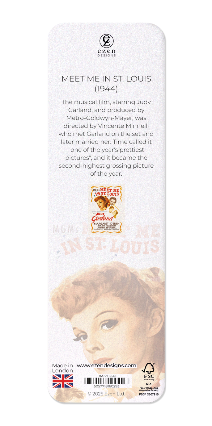 Ezen Designs - Meet me in st. louis (1944) - Bookmark - Back