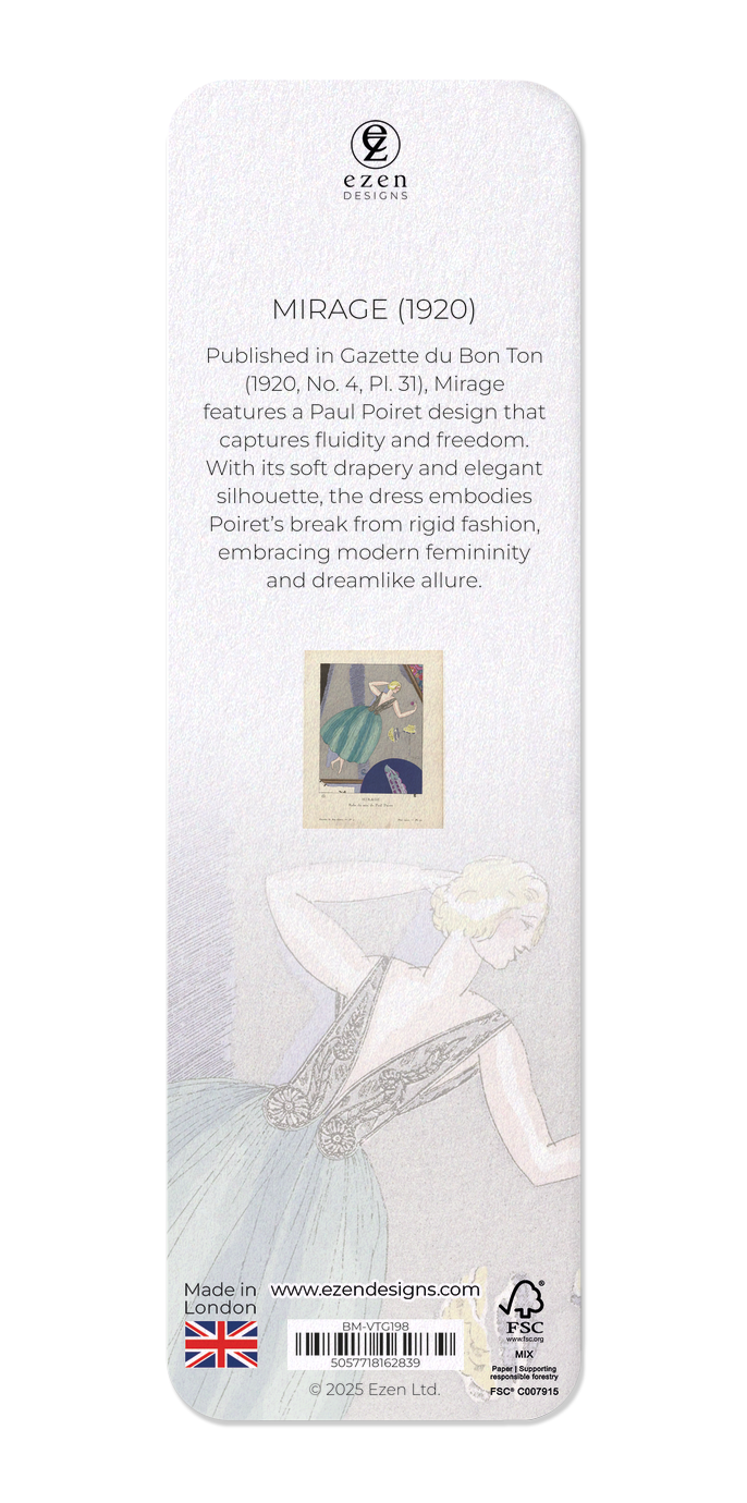 Ezen Designs - Mirage (1920) - Bookmark - Back
