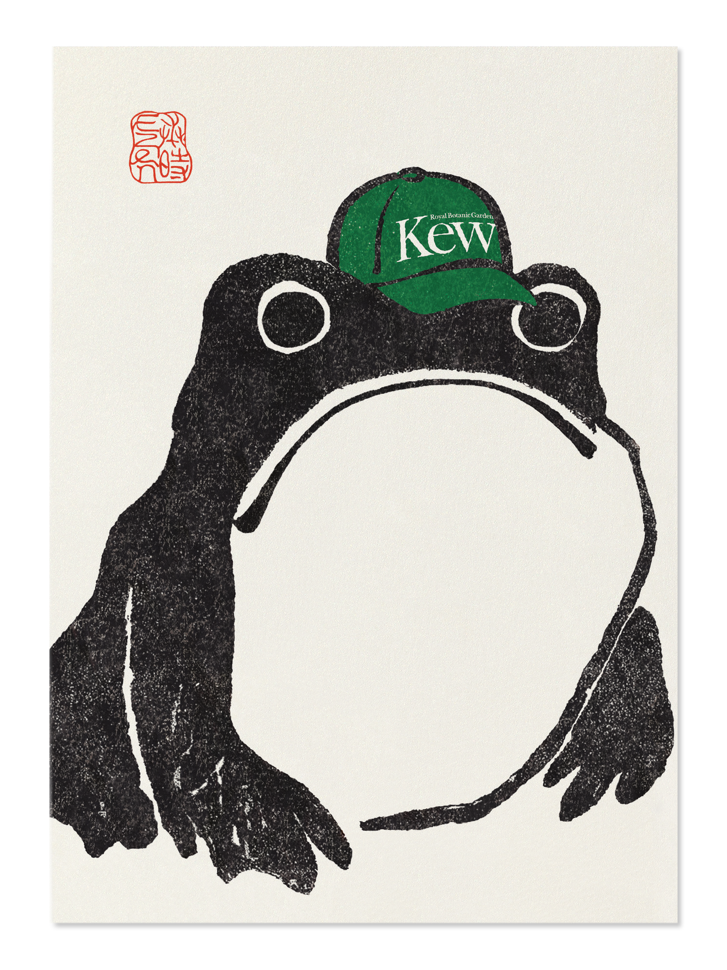 KEW GARDENS' CAP EZEN FROG: Postcard