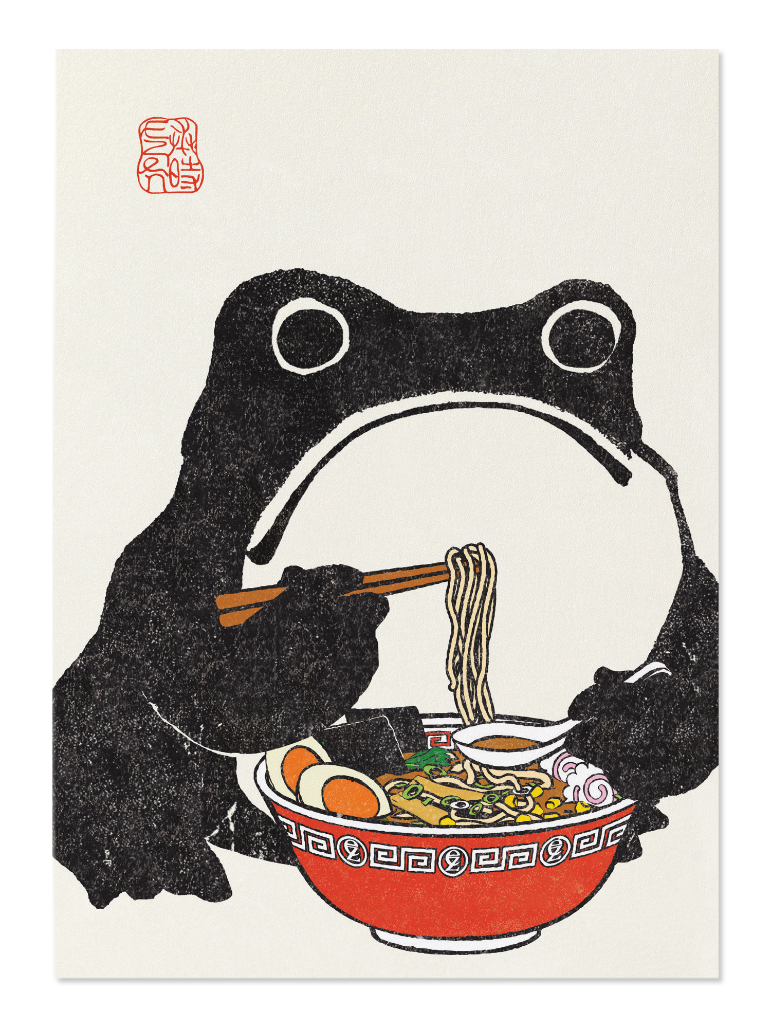 RAMEN EZEN FROG: Postcard
