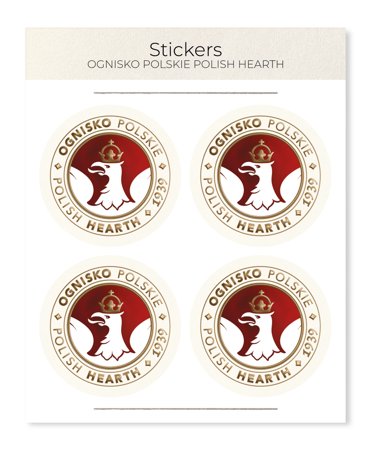 Ezen Designs - Ognisko Polskie Polish Hearth - Sticker Set