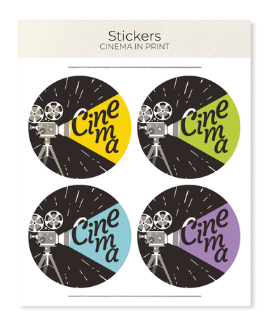 Ezen Designs - Cinema in print - Sticker Set