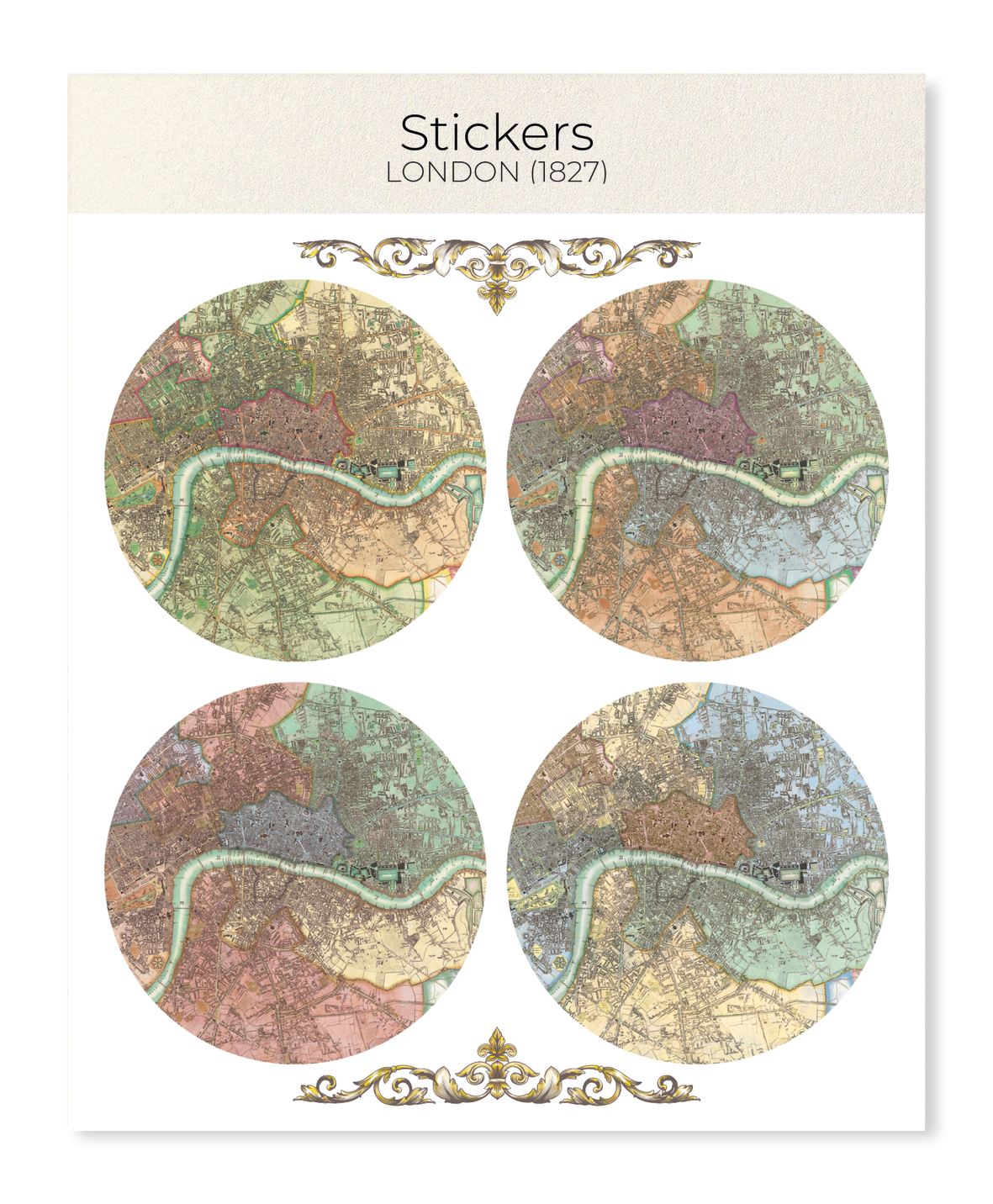 Ezen Designs - London (1827) - Sticker Set