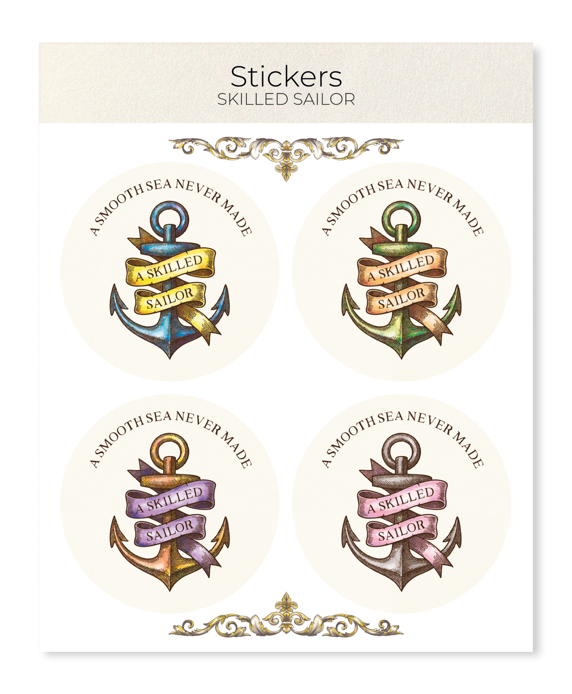 Ezen Designs - Skilled sailor - Sticker Set