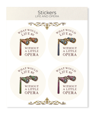 Ezen Designs - Life and opera - Sticker Set