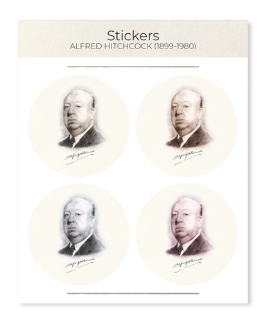 Ezen Designs - Alfred Hitchcock (1899-1980) - Sticker Set