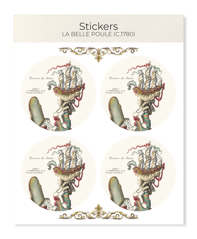 Ezen Designs - La Belle Poule (c.1780) - Sticker Set