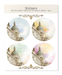 Ezen Designs - South West View of St Paul’s (1842) - Day - Sticker Set