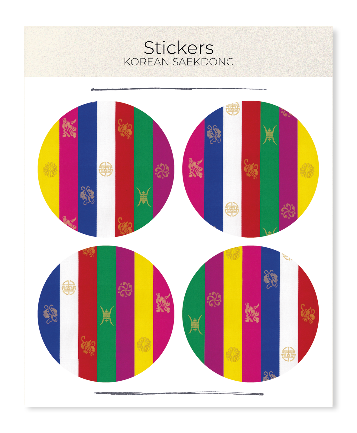 Ezen Designs - Korean Saekdong - Sticker Set