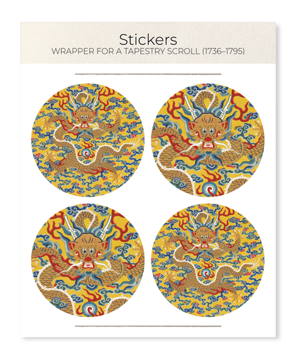 Ezen Designs - Wrapper for a Tapestry Scroll (1736–1795) - Sticker Set