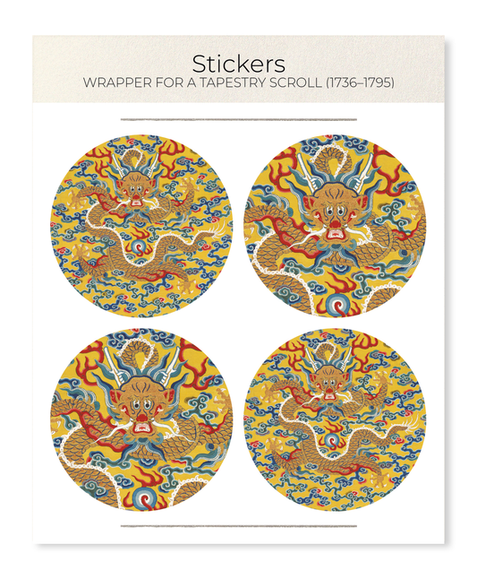 Ezen Designs - Wrapper for a Tapestry Scroll (1736–1795) - Sticker Set