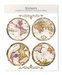 Ezen Designs - Carte du Monde Vintage (1660) - Sticker Set