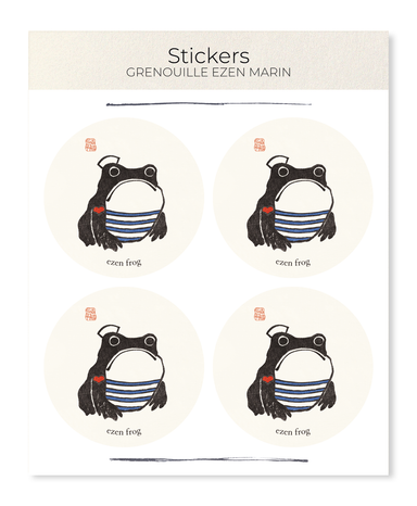 Ezen Designs - Grenouille Ezen Marin - Sticker Set