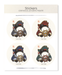 Ezen Designs - Grenouille Ezen Pirate - Sticker Set