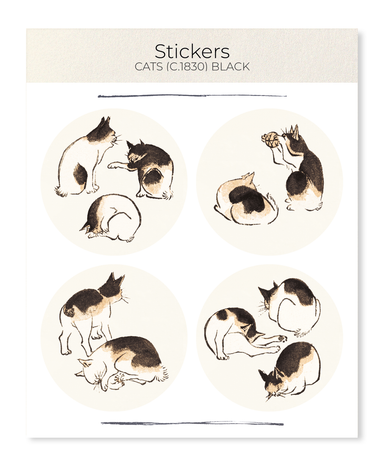 Ezen Designs - CATS (C.1830) BLACK - Sticker Set