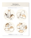 Ezen Designs - CATS (C.1830) WHITE - Sticker Set